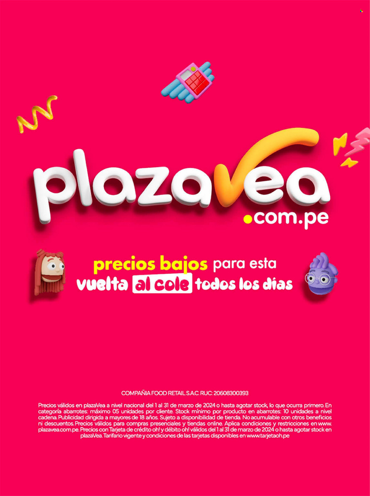 Catálogo Plaza Vea - 1.3.2024 - 31.3.2024. 