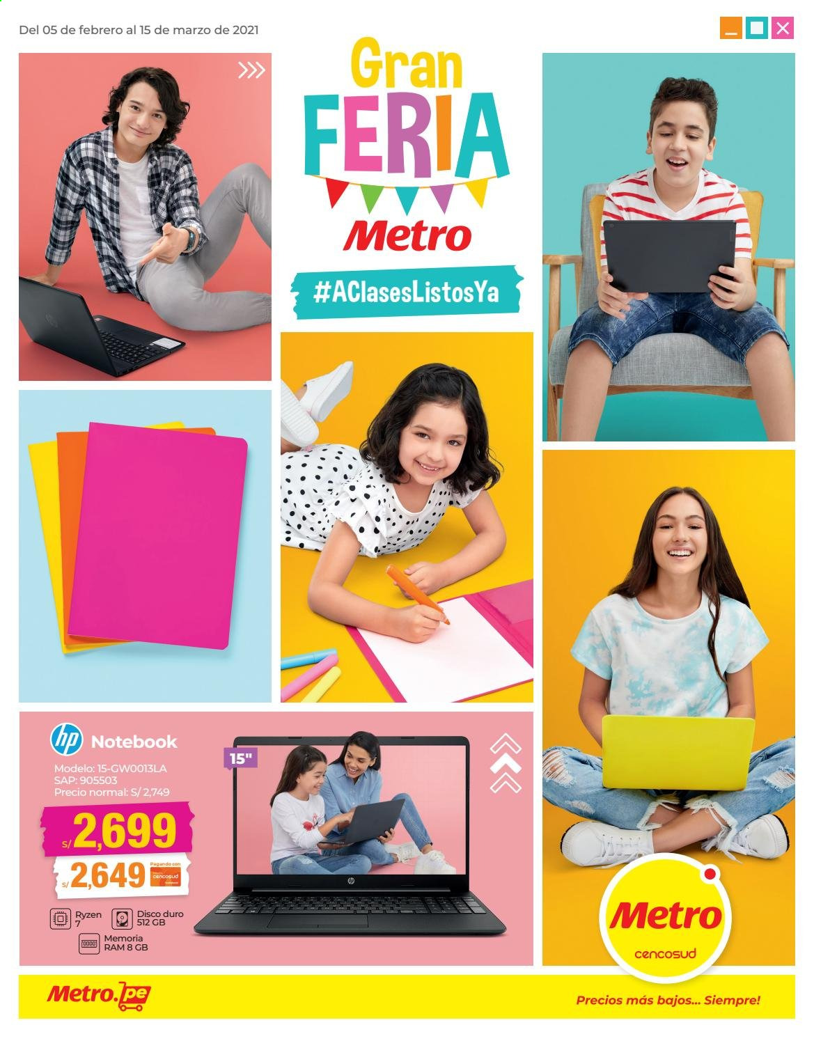 Catálogo Metro - 5.2.2021 - 15.3.2021. Página 1.