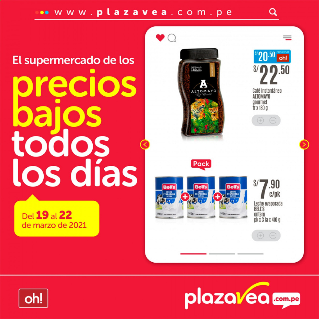 Catálogo Plaza Vea - 19.3.2021 - 22.3.2021. 