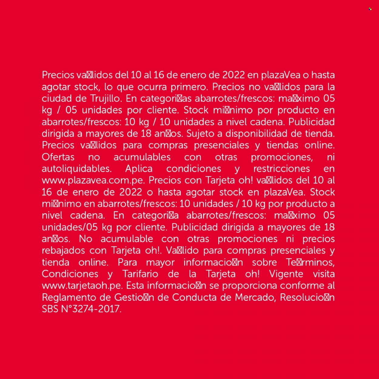Catálogo Plaza Vea - 10.1.2022 - 16.1.2022. 