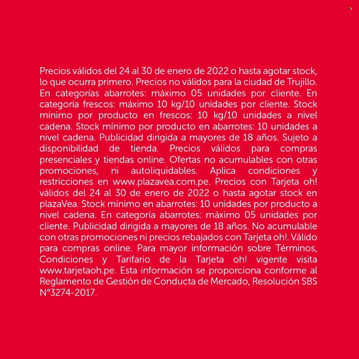 Catálogo Plaza Vea - 24.1.2022 - 30.1.2022. 