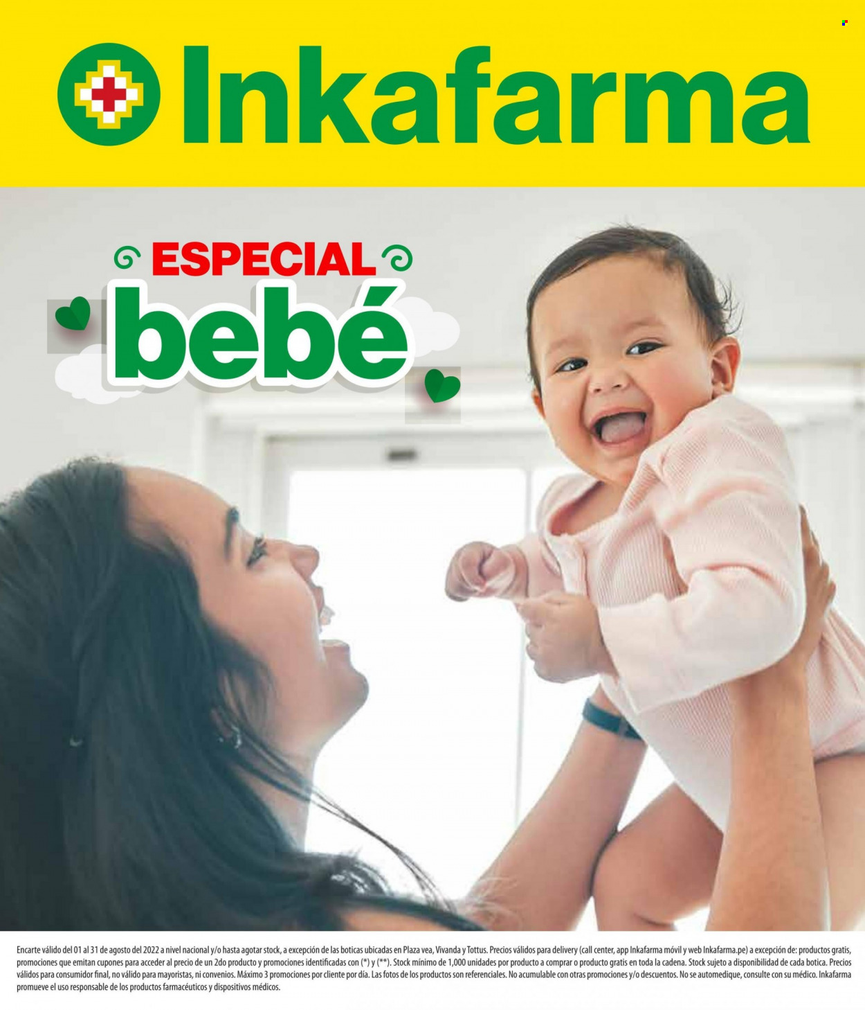 Catálogo Inkafarma - 1.8.2022 - 31.8.2022. 