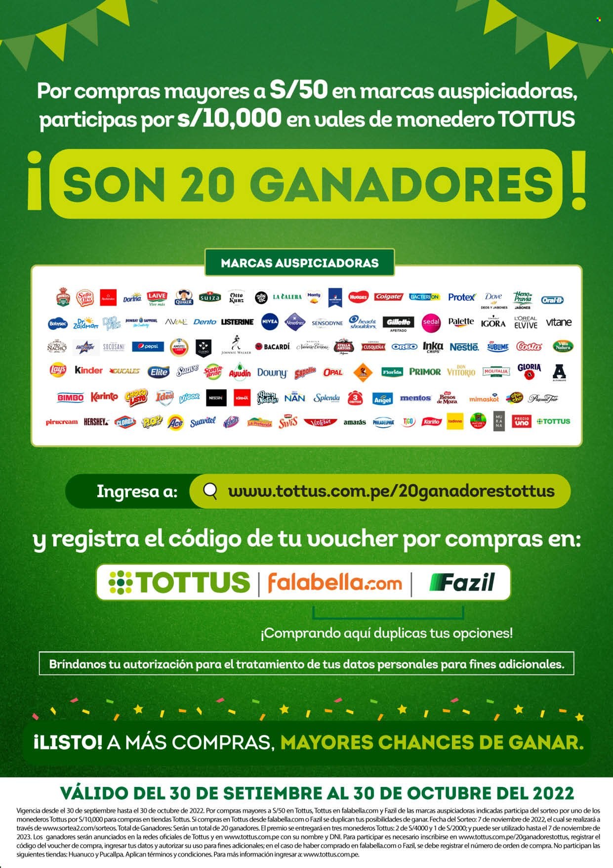 Catálogo Tottus - 1.10.2022 - 13.10.2022. 