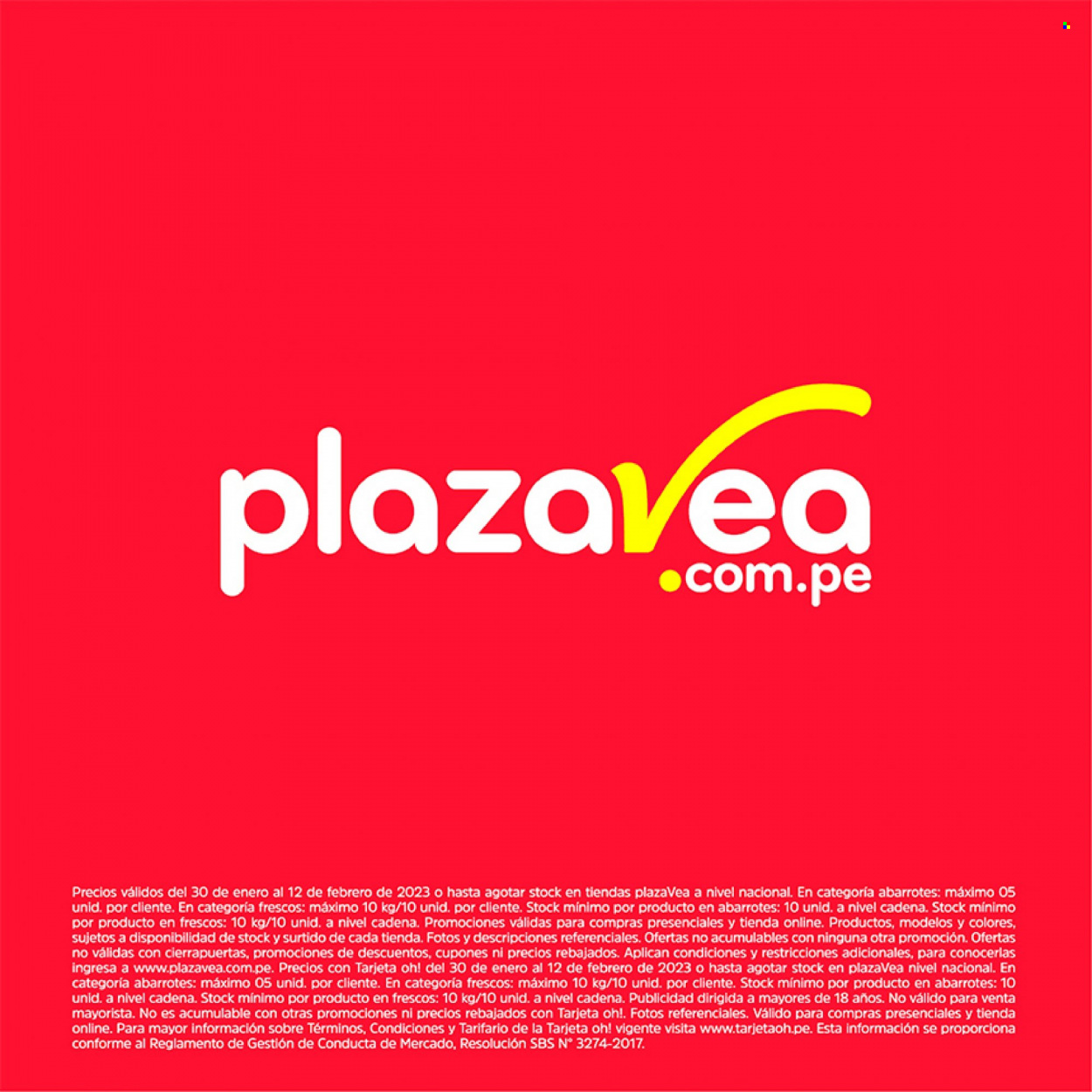 Catálogo Plaza Vea - 30.1.2023 - 12.2.2023. 